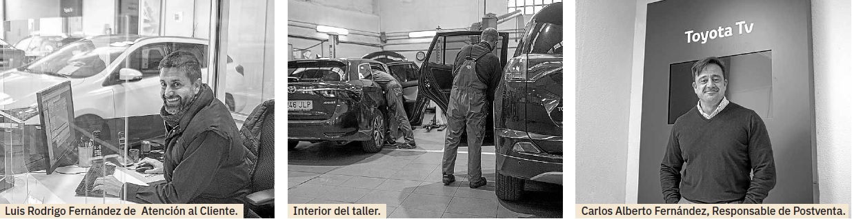 Foto de los Directivos y las instalaciones de Toyota Multiauto Avilés